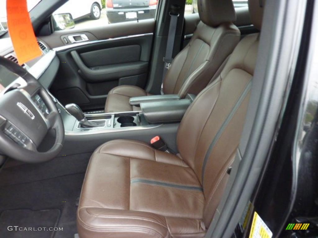 Sienna/Charcoal Interior 2010 Lincoln MKS EcoBoost AWD Photo #48786355
