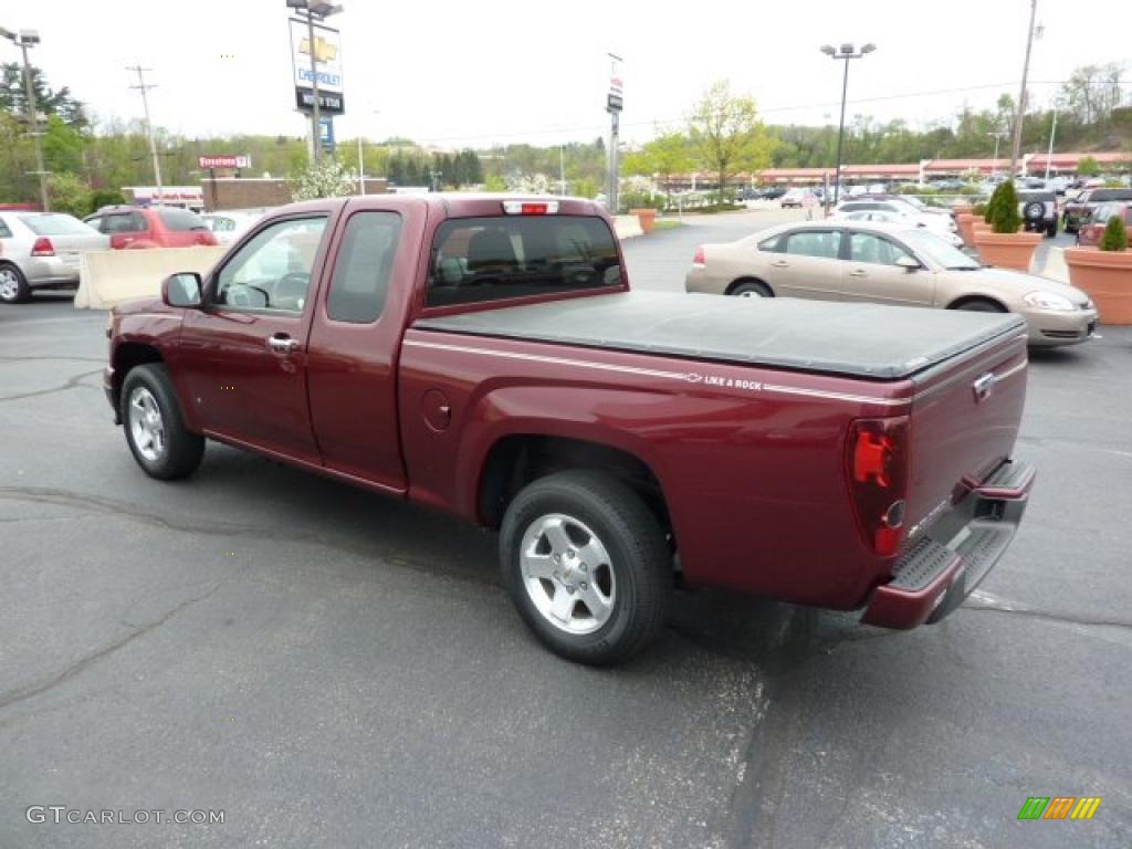 Deep Ruby Red Metallic 2009 Chevrolet Colorado LT Extended Cab Exterior Photo #48786613