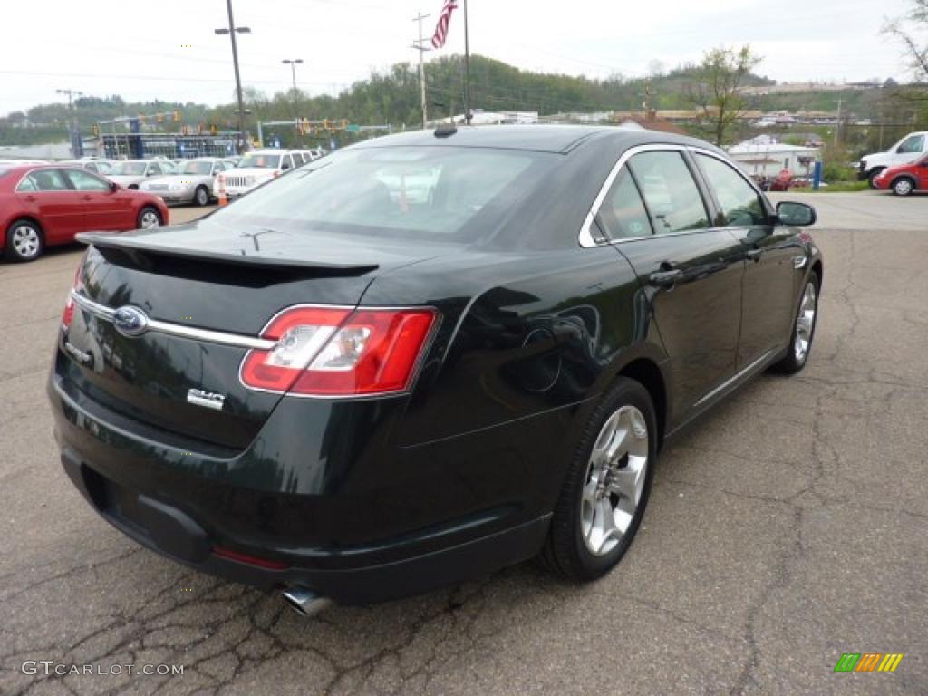 2010 Taurus SHO AWD - Atlantis Green Metallic / Charcoal Black/Umber Brown photo #5