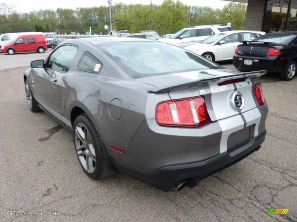 Sterling Grey Metallic 2010 Ford Mustang Shelby GT500 Coupe Exterior Photo #48787180