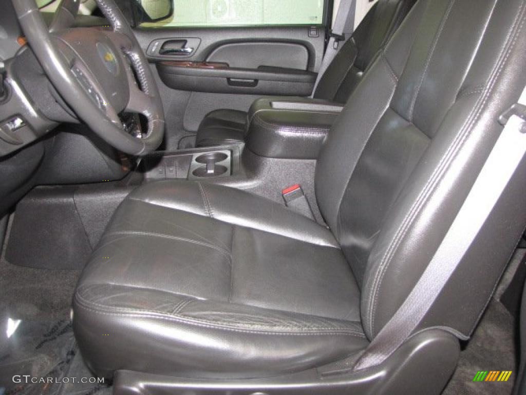 Ebony Interior 2007 Chevrolet Tahoe LTZ 4x4 Photo #48787561