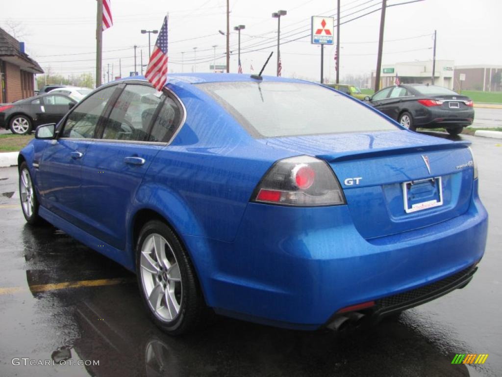 2009 G8 GT - Stryker Blue Metallic / Onyx photo #2