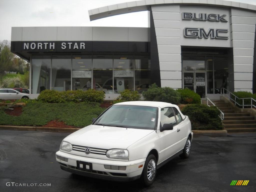 1998 Cabrio GL - Cool White / Beige photo #1