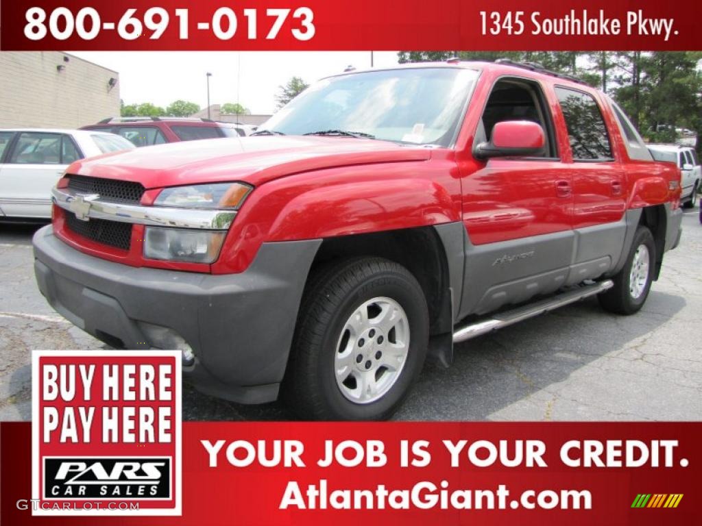 Victory Red Chevrolet Avalanche