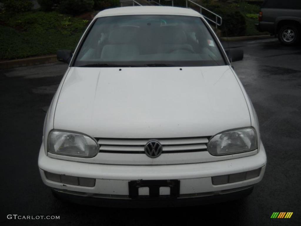 1998 Cabrio GL - Cool White / Beige photo #10
