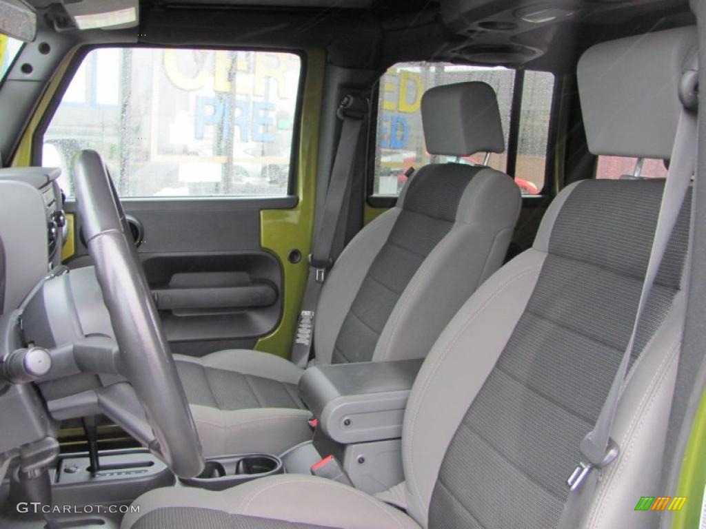 Dark Slate Gray/Medium Slate Gray Interior 2007 Jeep Wrangler Unlimited X 4x4 Photo #48788830