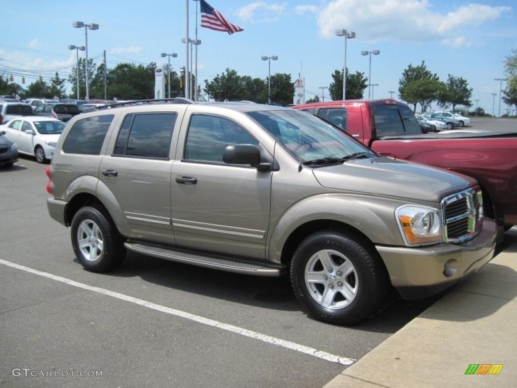 2004 Durango Limited 4x4 - Light Khaki Metallic / Khaki photo #2