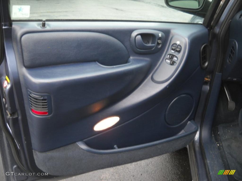 2001 Dodge Grand Caravan ES Navy Blue Door Panel Photo #48789837
