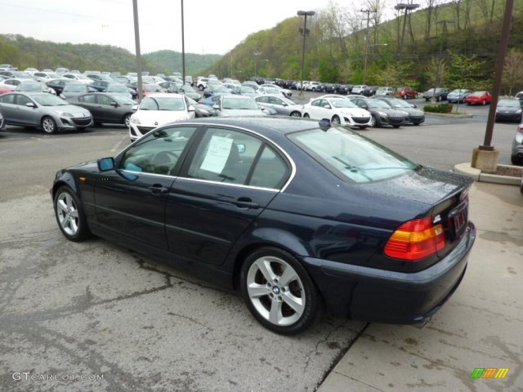 2004 3 Series 330i Sedan - Orient Blue Metallic / Grey photo #4