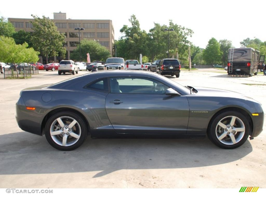 2010 Camaro LT Coupe - Cyber Gray Metallic / Black photo #5