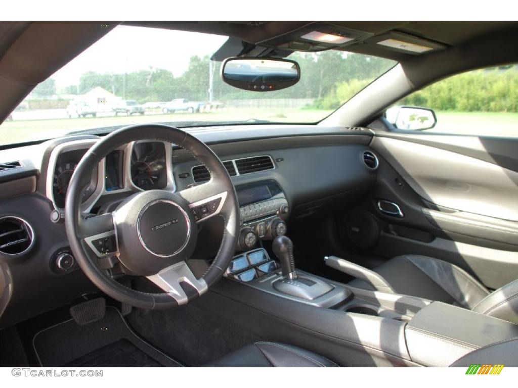 2010 Camaro LT Coupe - Cyber Gray Metallic / Black photo #9