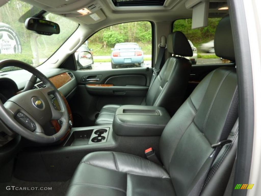 Ebony Interior 2007 Chevrolet Suburban 1500 LT 4x4 Photo #48791170