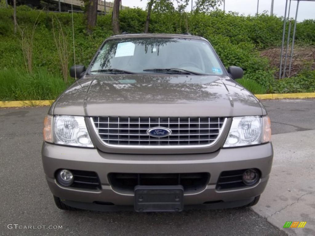2004 Explorer XLT 4x4 - Mineral Grey Metallic / Medium Parchment photo #1
