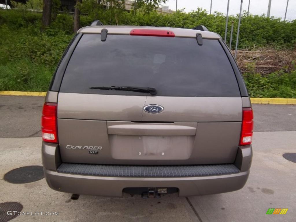2004 Explorer XLT 4x4 - Mineral Grey Metallic / Medium Parchment photo #4
