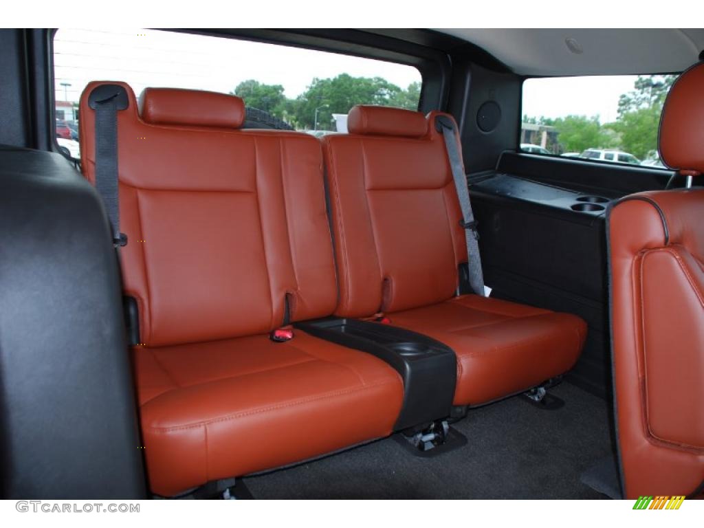 Sedona Brown Interior 2009 Hummer H2 SUV Silver Ice Photo #48792883