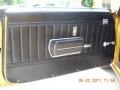 Black 1971 Buick Skylark GS 455 Door Panel