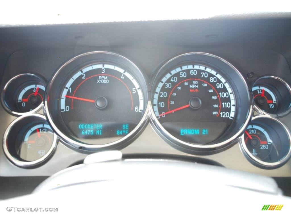 2009 Hummer H2 SUV Silver Ice Gauges Photo #48793036