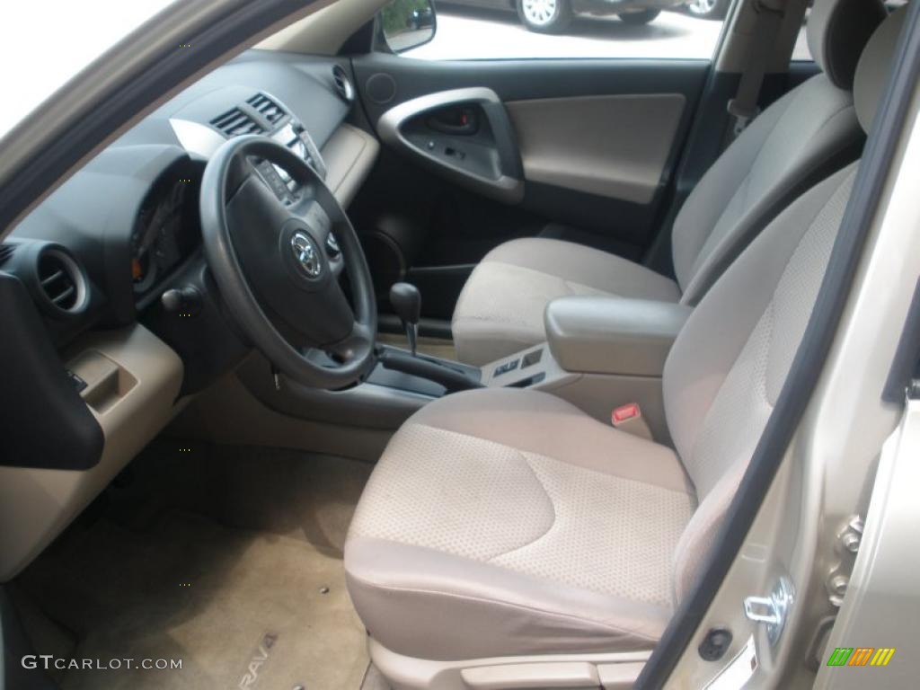 Taupe Interior 2007 Toyota RAV4 I4 Photo #48793129