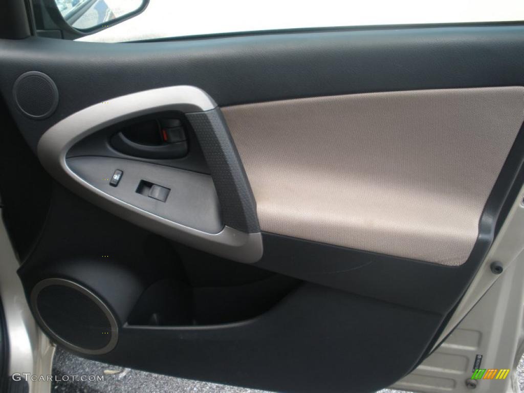 2007 Toyota RAV4 I4 Taupe Door Panel Photo #48793228
