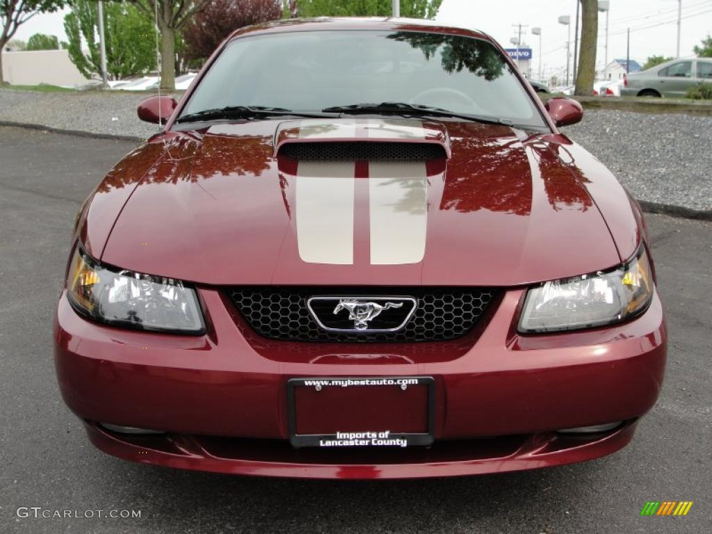 2004 Mustang GT Coupe - 40th Anniversary Crimson Red Metallic / Medium Parchment photo #2