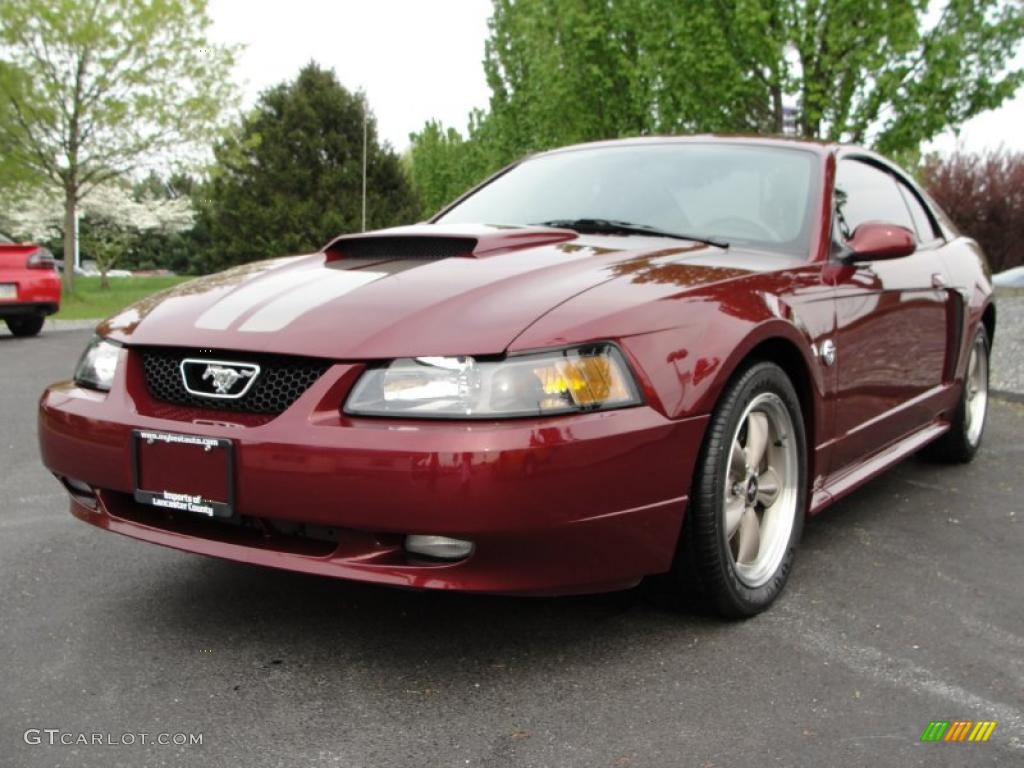 2004 Mustang GT Coupe - 40th Anniversary Crimson Red Metallic / Medium Parchment photo #3