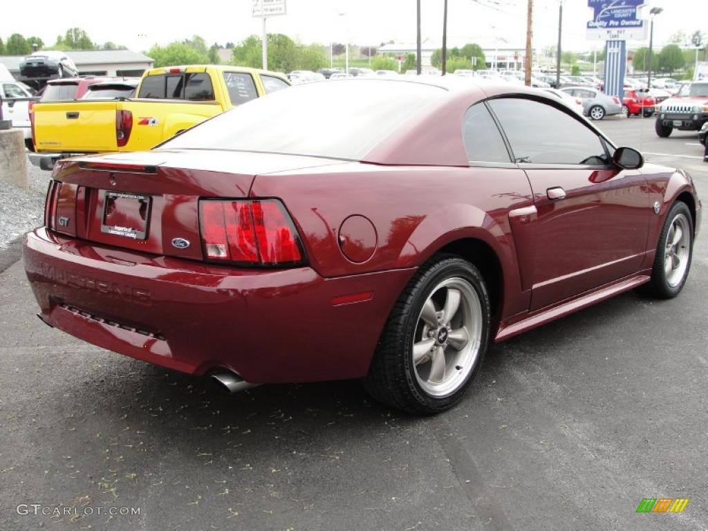 2004 Mustang GT Coupe - 40th Anniversary Crimson Red Metallic / Medium Parchment photo #5