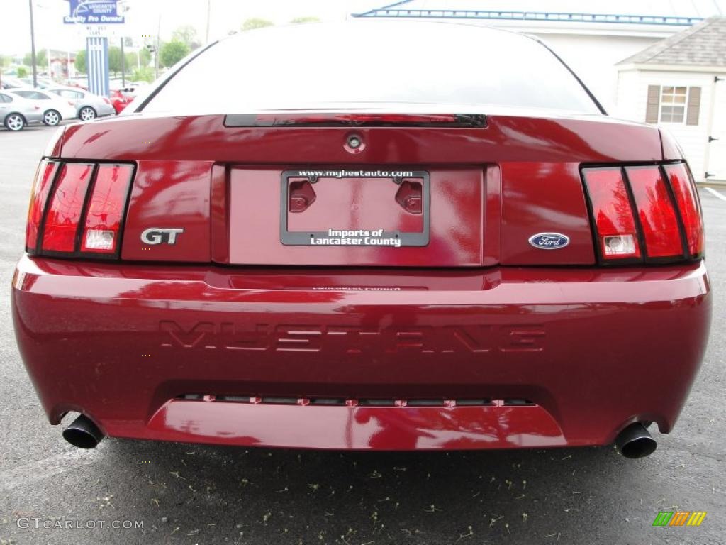 2004 Mustang GT Coupe - 40th Anniversary Crimson Red Metallic / Medium Parchment photo #6