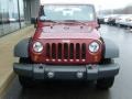 2008 Red Rock Crystal Pearl Jeep Wrangler X 4x4  photo #7