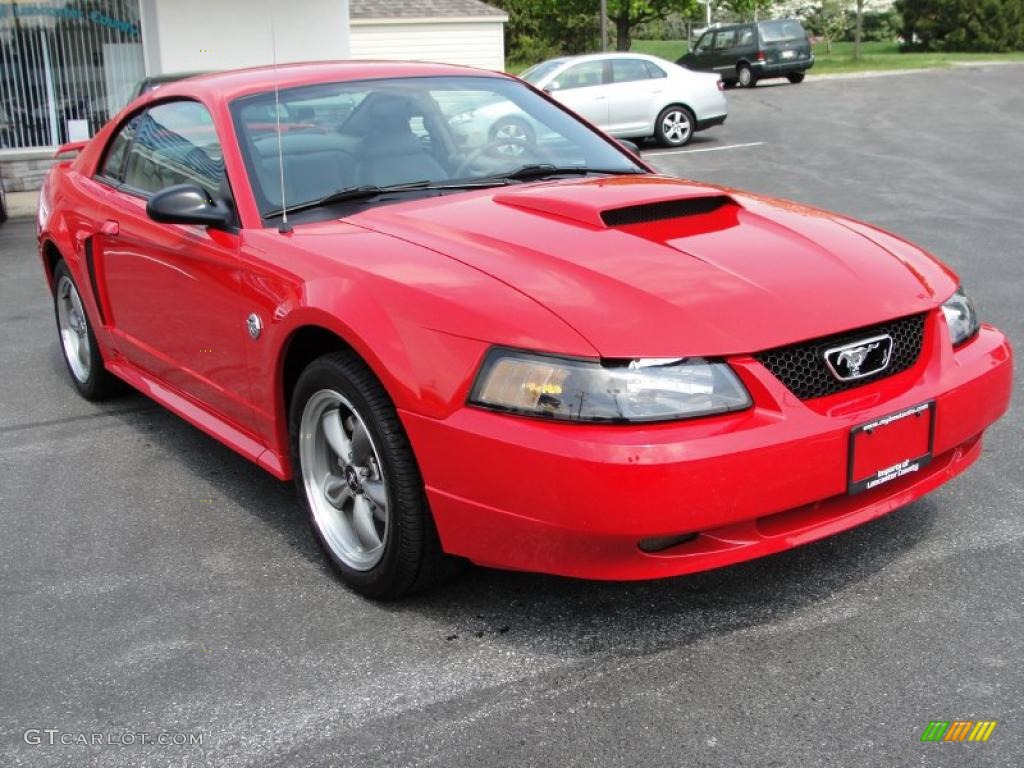 2004 Mustang GT Coupe - Torch Red / Medium Graphite photo #1