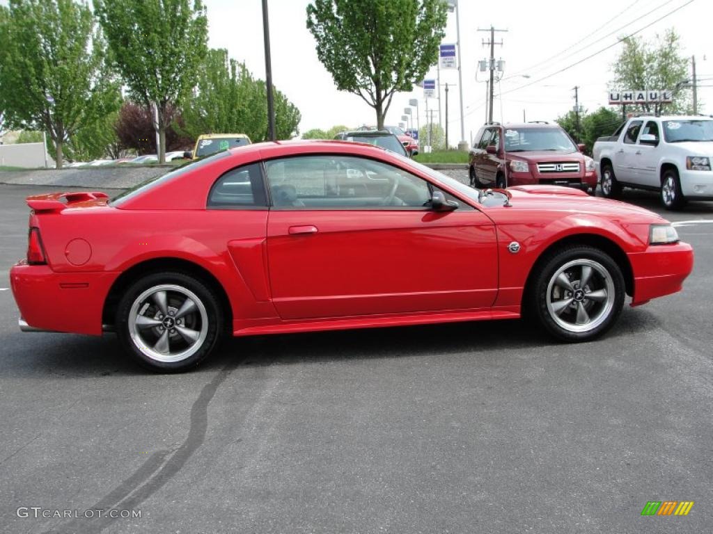 2004 Mustang GT Coupe - Torch Red / Medium Graphite photo #2