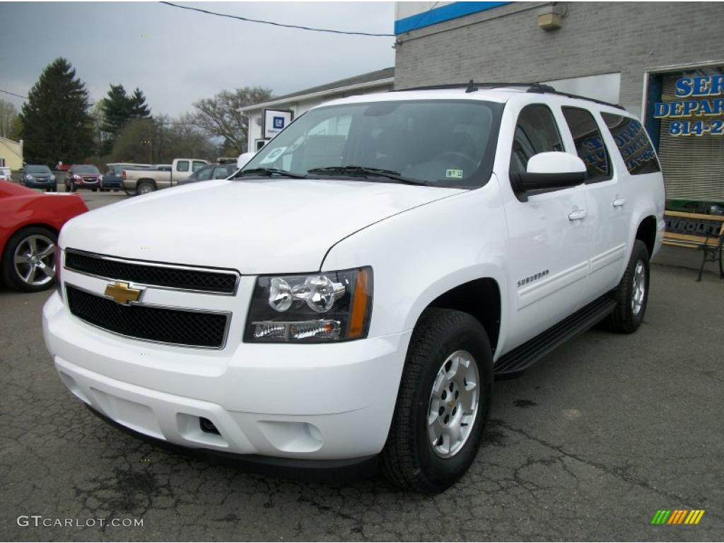 Summit White 2011 Chevrolet Suburban LS 4x4 Exterior Photo #48793726