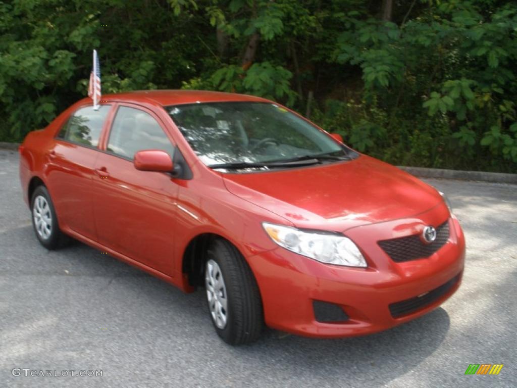 2010 Corolla  - Barcelona Red Metallic / Ash photo #1