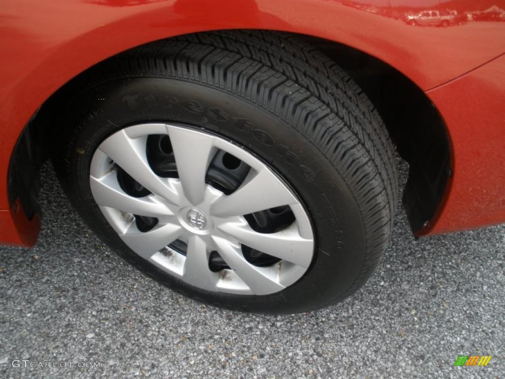 2010 Corolla  - Barcelona Red Metallic / Ash photo #9