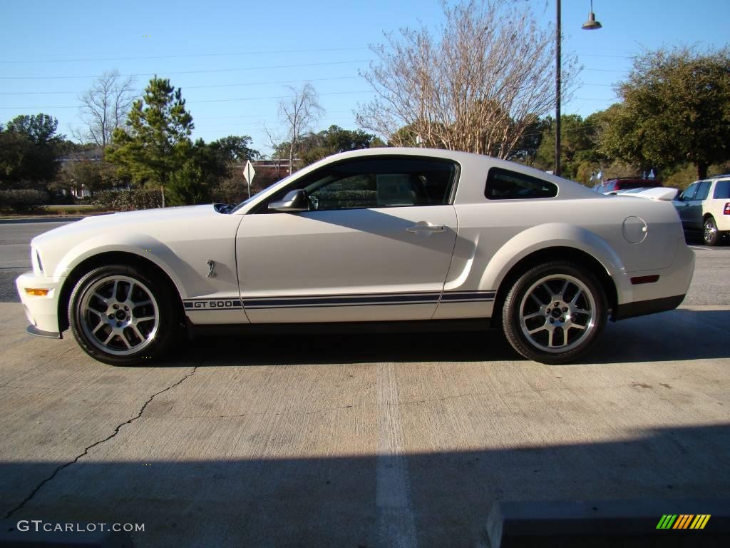 2007 Mustang Shelby GT500 Coupe - Performance White / Black Leather photo #3