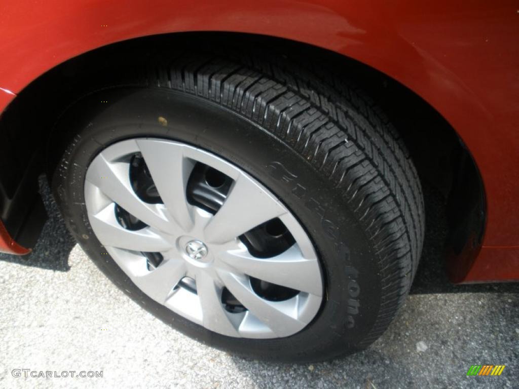 2010 Corolla  - Barcelona Red Metallic / Ash photo #12