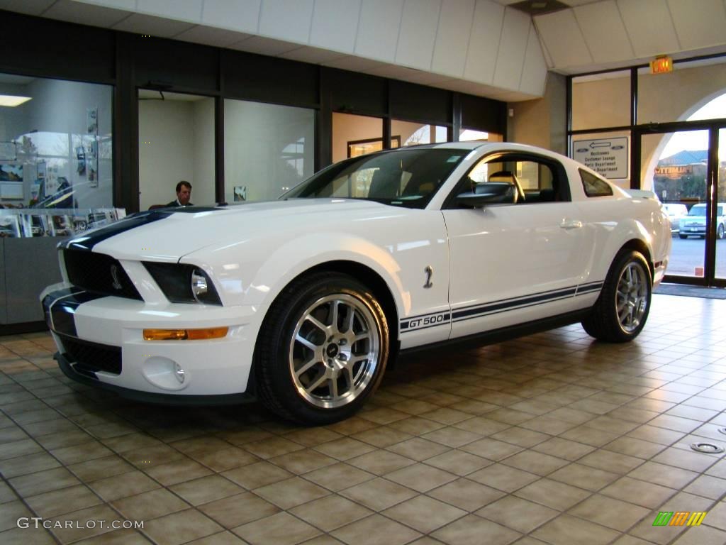 2007 Mustang Shelby GT500 Coupe - Performance White / Black Leather photo #4