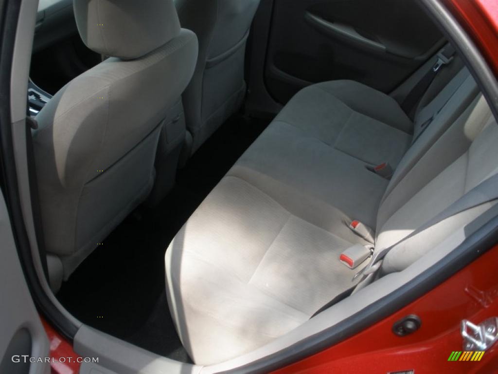 2010 Corolla  - Barcelona Red Metallic / Ash photo #15