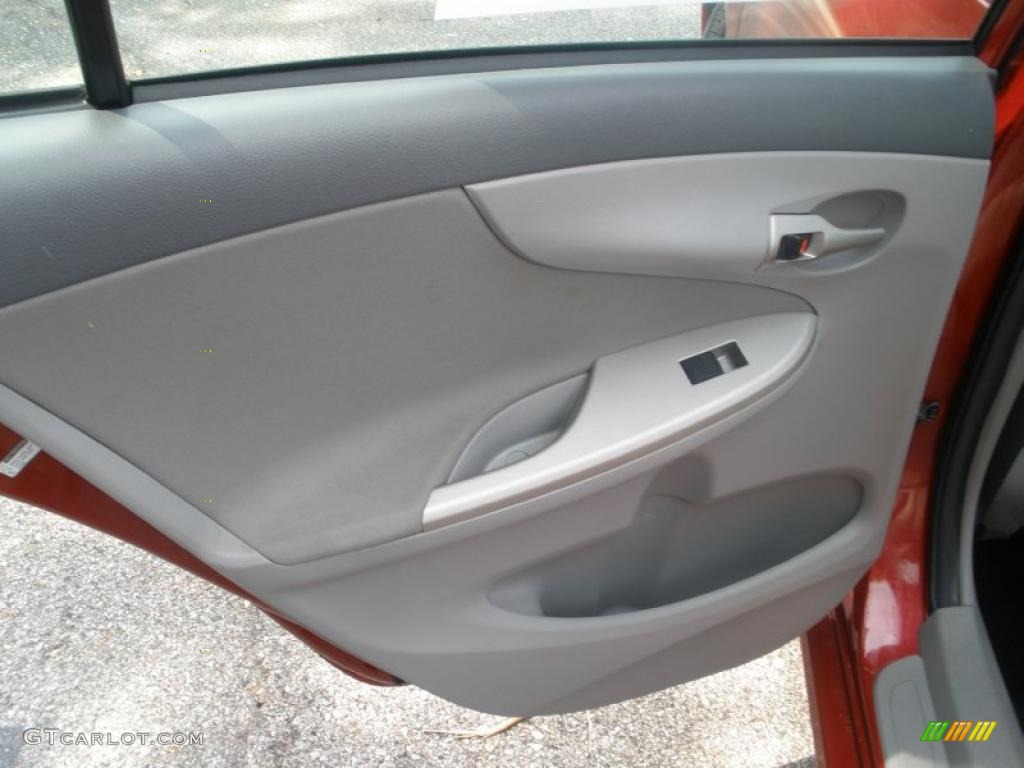2010 Corolla  - Barcelona Red Metallic / Ash photo #16