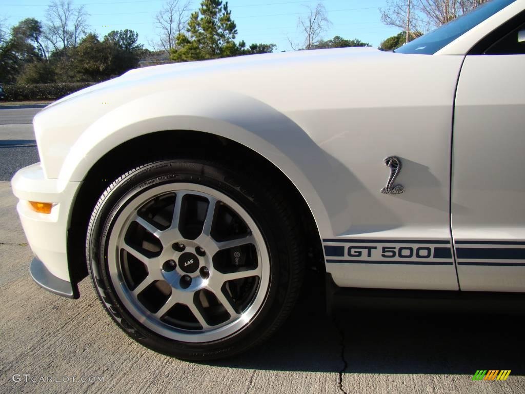 2007 Mustang Shelby GT500 Coupe - Performance White / Black Leather photo #5