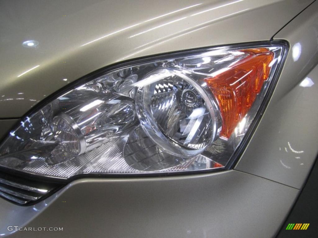 2009 CR-V EX 4WD - Borrego Beige Metallic / Ivory photo #4