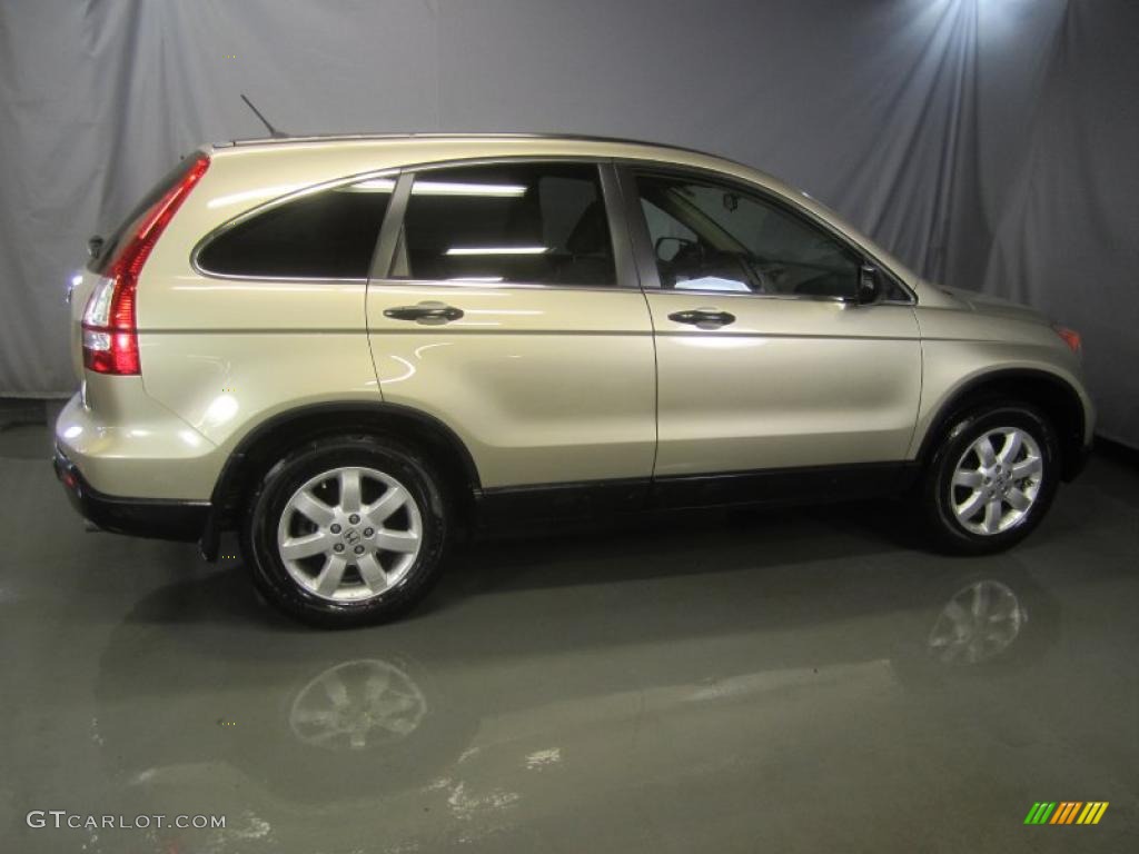 2009 CR-V EX 4WD - Borrego Beige Metallic / Ivory photo #11