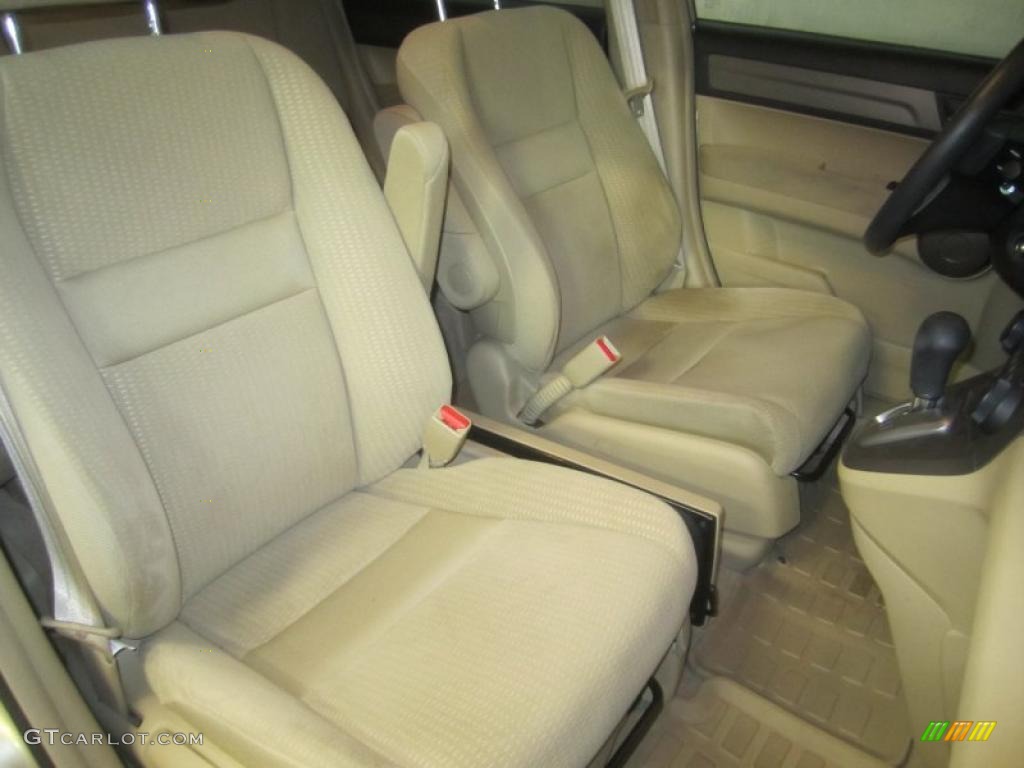 2009 CR-V EX 4WD - Borrego Beige Metallic / Ivory photo #17