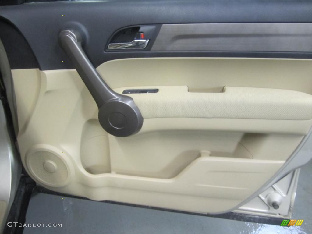2009 CR-V EX 4WD - Borrego Beige Metallic / Ivory photo #18