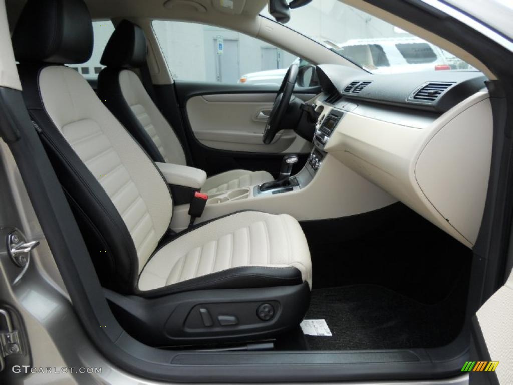 Cornsilk Beige Two-Tone Interior 2009 Volkswagen CC Sport Photo #48797088