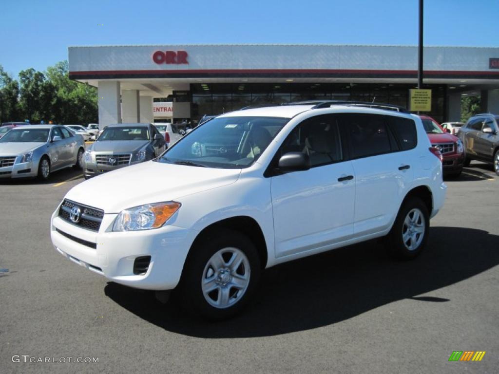 2011 RAV4 I4 - Super White / Sand Beige photo #1