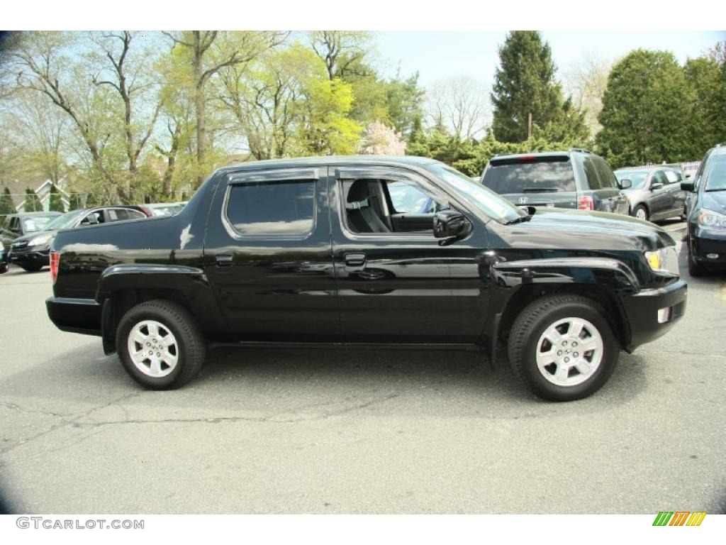 Crystal Black Pearl 2010 Honda Ridgeline RTS Exterior Photo #48797785