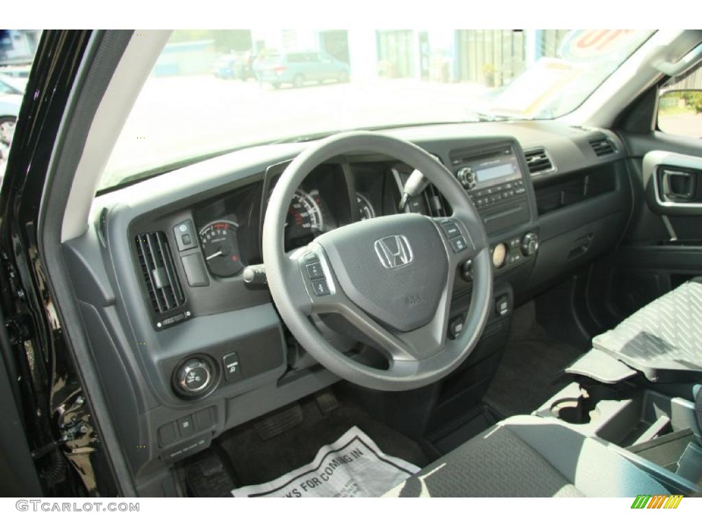 Gray Interior 2010 Honda Ridgeline RTS Photo #48797818