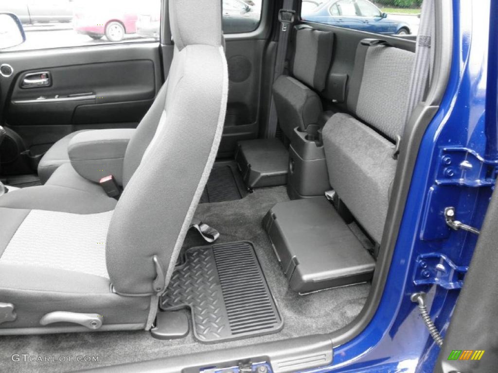 Ebony Interior 2011 GMC Canyon SLE Extended Cab 4x4 Photo #48797875