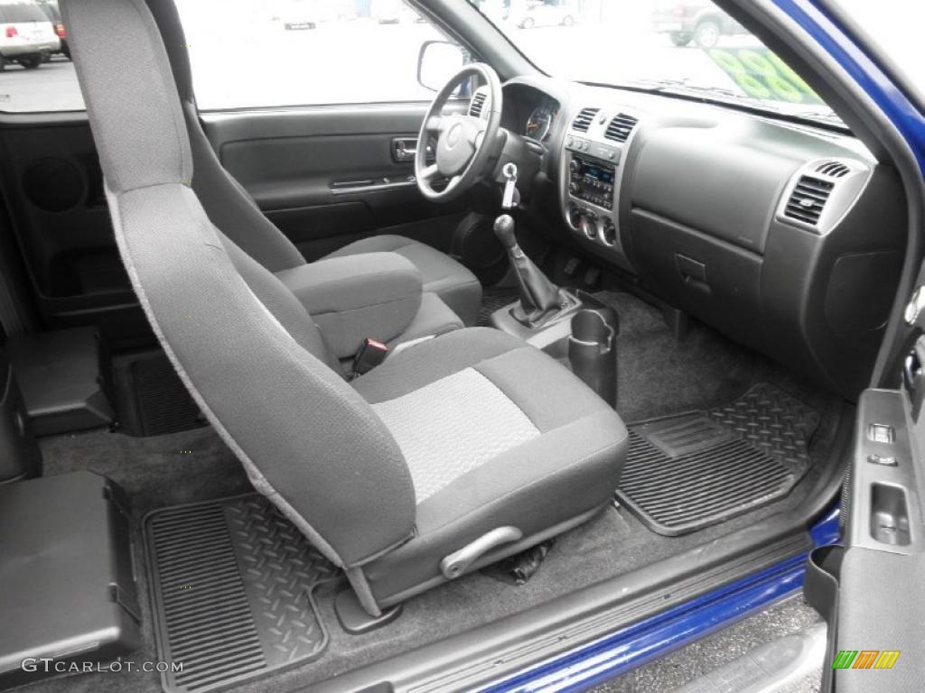 Ebony Interior 2011 GMC Canyon SLE Extended Cab 4x4 Photo #48797948