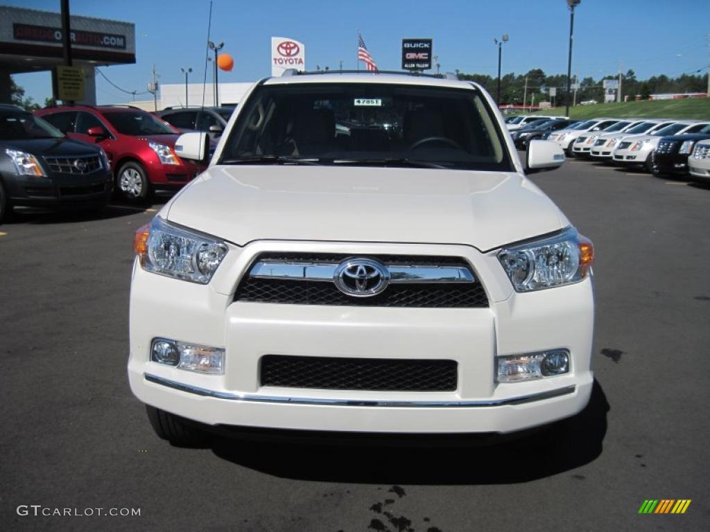 2011 4Runner SR5 - Blizzard White Pearl / Sand Beige photo #8